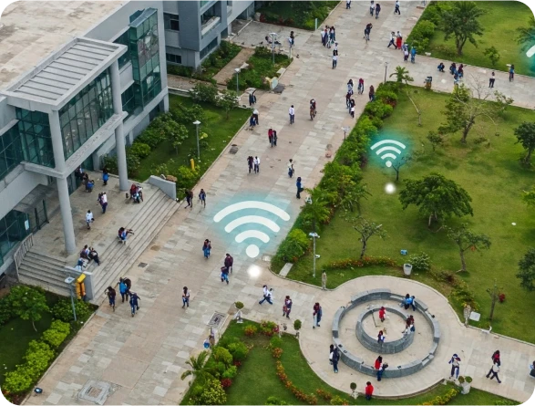 Seamless Wi-Fi coverage Seamless Wi-Fi coverage