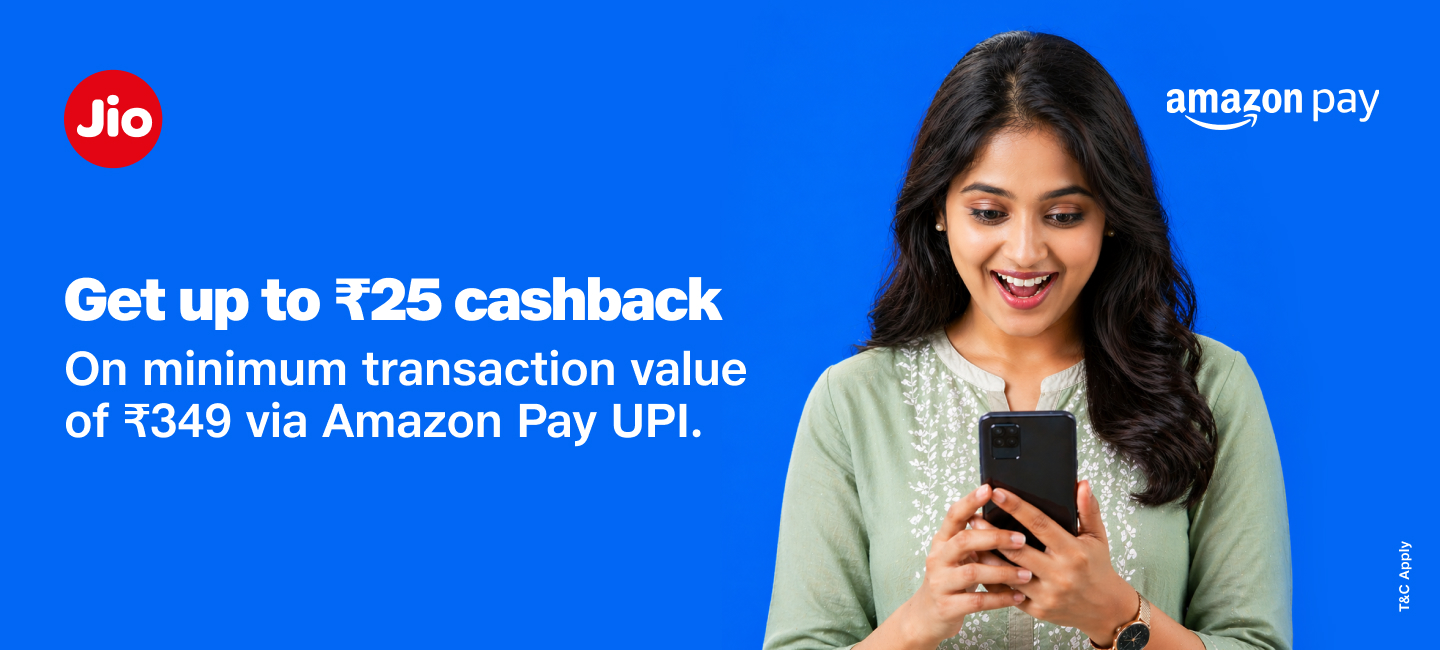 New user Amazon Pay UPI Mobile/ Fiber