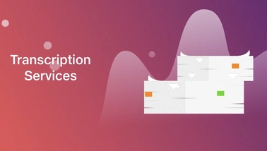 Transcribe audio and video content accurately at scale.