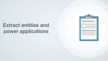 Automatically identify key entities from unstructured text.
