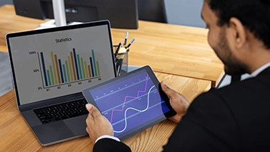 Centralised log analysis for rapid root-cause identification.