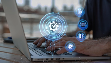 Intelligent process automation to reduce manual effort and errors.