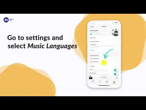 How to Select Preferred Language on JioSaavn