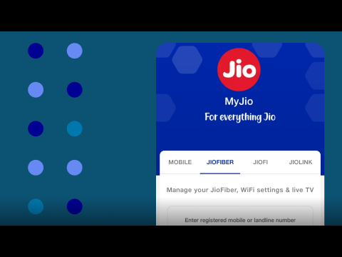 How to install MyJio app and add JioFiber account