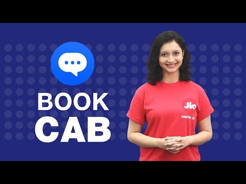 How to book a cab on JioChat?