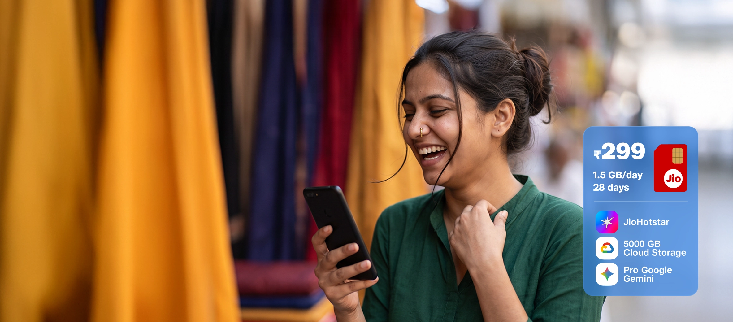 Jio 7299 plan continues!