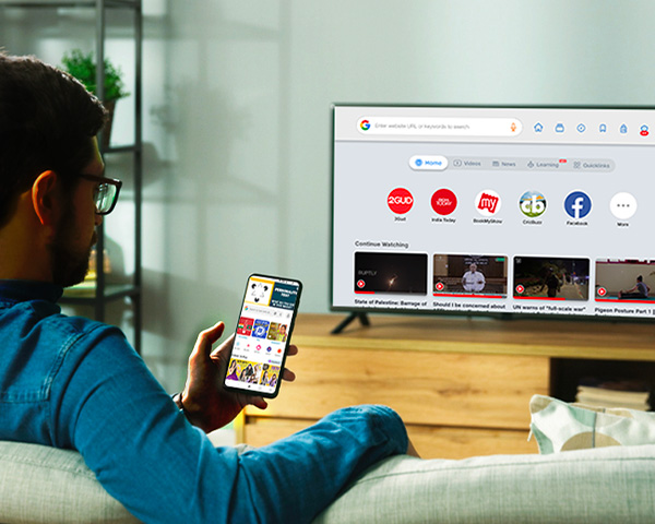 Do more than just browsing on your smart TV and phone Do more than just browsing on your smart TV and phone