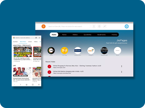 A browser optimised for your smart TV A browser optimised for your smart TV