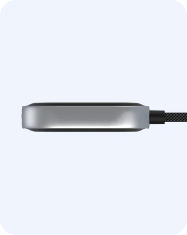 Metal unibody frame.