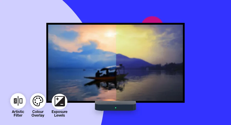 Edit your photos on TV